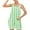 Green Short Jumpsuit for Women_e, variant on HOOMEUMY Women's Shorts Rompers with Pockets Scoop Neck Rompers Adjustable Knot Straps Overalls Plaid Casual Sleeveless Bib Overall Shorts Jumpsuit Wide Leg Dressy Outfit Fashion Summer Shorts