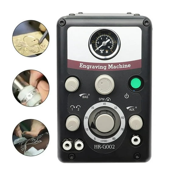 Graver Machine Pneumatic Engraving Machine, Stone Setting Tools Jewelry Engraver Set for Metal Gold Silver ,Powerhouse Performance