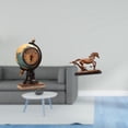 thumbnail image 2 of Figura Moderna De Caballo Con Globo Terráqueo, Reloj De Mesa Coleccionable, Adorno Artístico Para Estantería, Oficina, Chimenea, Dormitorio, Armario, Librería, Muebles De Sala De Estar,, 2 of 8