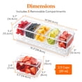 thumbnail image 3 of Condimento para condimentos Lifewit helado con 5 recipientes de 600 ml, 3 of 9