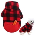 thumbnail image 7 of Warm With Pocket - Hoodie Dog Clothes Sweater Puppy Fall Dogs Girl For Small Winter Pet clothes Sweater for Small Dogs with Zipper Winter Dog Clothes for Small Dogs Dog, 7 of 7