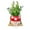 Red, variant on oshhni Cute Swinging Planter Swing Planter Pot Figurine Funny Smile Face Flower Pot for Red
