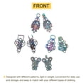 thumbnail image 3 of 4 Pack Vintage Sweater Clips Cape Cloak Clasp Cardigan Clips for Women, Colorful, 3 of 6