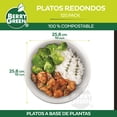 thumbnail image 3 of 125 Platos Redondos Ecologicos Berry Green 25.8 cm PLR10B, 3 of 5