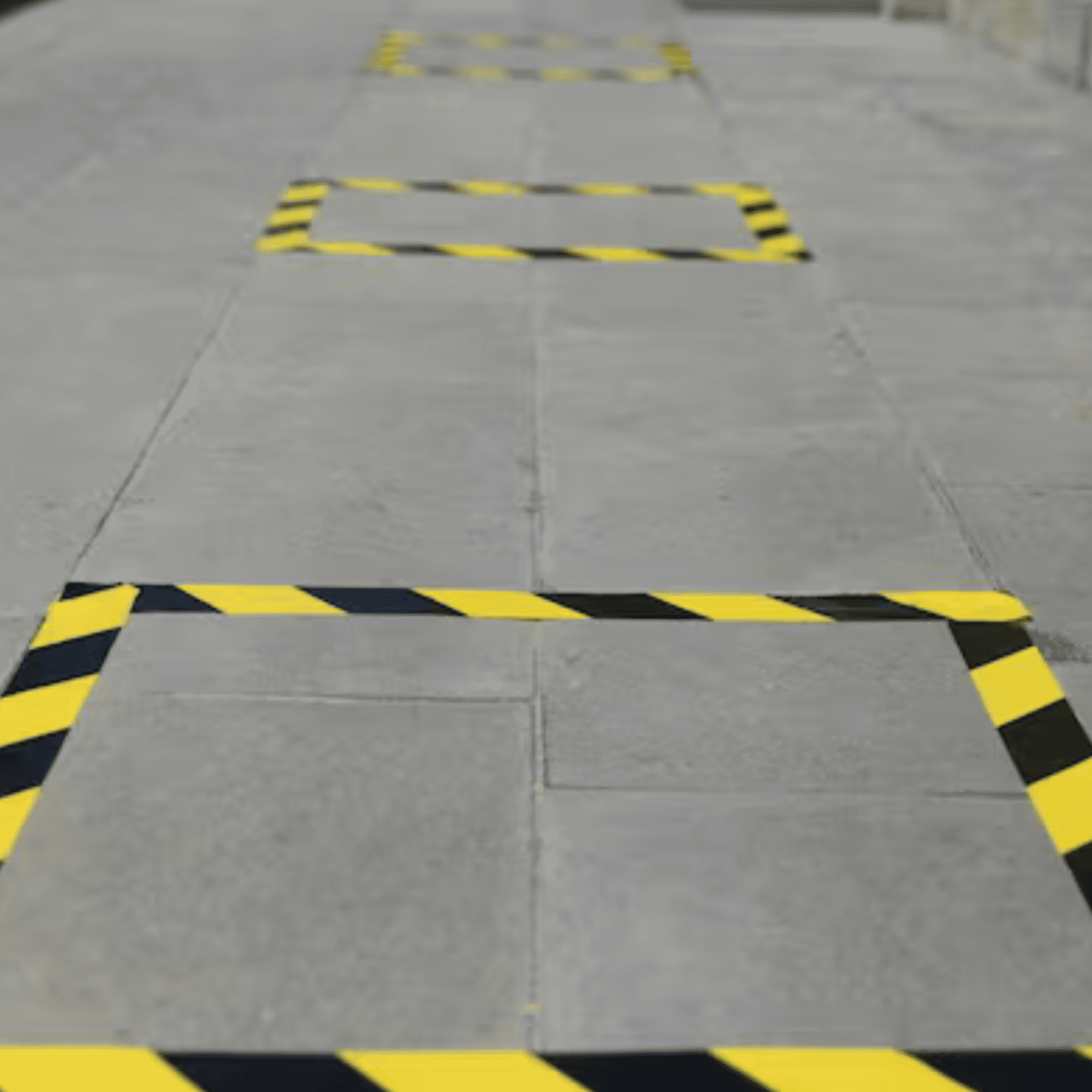 JVCC Hazard Duct Tape (HZ-DT1): 4 in. (96mm actual) x 60 yds. (Black with Yellow stripes)