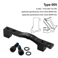 thumbnail image 3 of Adaptador de Freno de Disco para Bicicleta de Montaña Adaptador de Freno de Disco Horquilla Delantera Columna A/B A Asiento de Conversión de 160/140 mm Estilo 1, 3 of 5