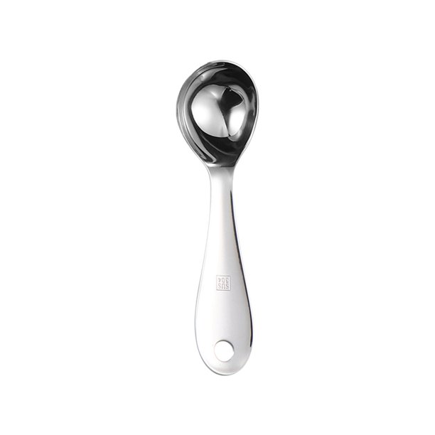 Cuchara para Hielo de Acero Inoxidable - Cabeza Gruesa, Mango Ergonómico, para Hielo/Sandía, Apta para Lavavajillas