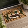 thumbnail image 7 of Sitting Duck Doormat, Coir Outdoor Door Mat, Duck Design Front Door Mat with Rubber Backing, Textured Dirt Scraper Rug for Porch Entryway Patio Indoor Outdoor Home Decor, 7 of 7