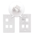 thumbnail image 3 of 30-Pack Blank  Jack Inserts for  Wall Plate and Patch Panel - White, 3 of 8