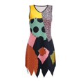 thumbnail image 1 of Disfraz de Sally para Halloween para adultos y niños, vestido, mono y conjunto., 1 of 5