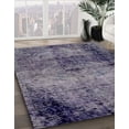 thumbnail image 2 of Ahgly Company Indoor Round Abstract Plum Purple Abstract Area Rugs, 4' Round, 2 of 6