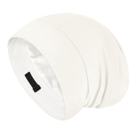 Gorro de satén Fittia para dormir, correa antideslizante para mujeres y hombres
