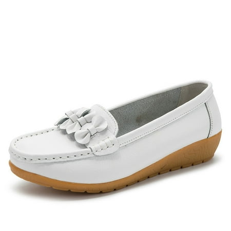 CocMouse Women s Dressy Bow Flat Shoes Walking Shoes Comfort Loafers Flat