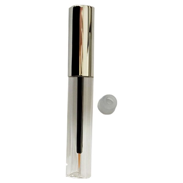 Jumpingount Tubos de brillo de labios a prueba de fugas, recargables, transparentes, ligeros, convenientes botellas de plástico, líquido para el Type6 NO6