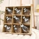 thumbnail image 1 of Decoraciones navideñas, juego de 9 bolas navideñas irregulares con forma de PET transparente, juego de colgantes para decoración del hogar, decoración del árbol de Navidad, bolas decorativas de plásti, 1 of 6