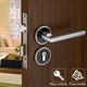 thumbnail image 4 of Cerradura de puerta Jadeshay Cerradura de manija de puerta Estilo europeo Color anodizado, 4 of 8