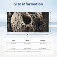 thumbnail image 4 of KLL Vintage Pattern Flower Skull Microfiber Beach Towel Fast Drying,Extra Large 27.5"x55" Sand Free Beach Towel Super Lightweight Towels, 4 of 5
