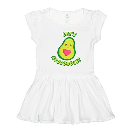 

Inktastic Let s Avocuddle Cute Avocado with Heart Gift Toddler Girl Dress