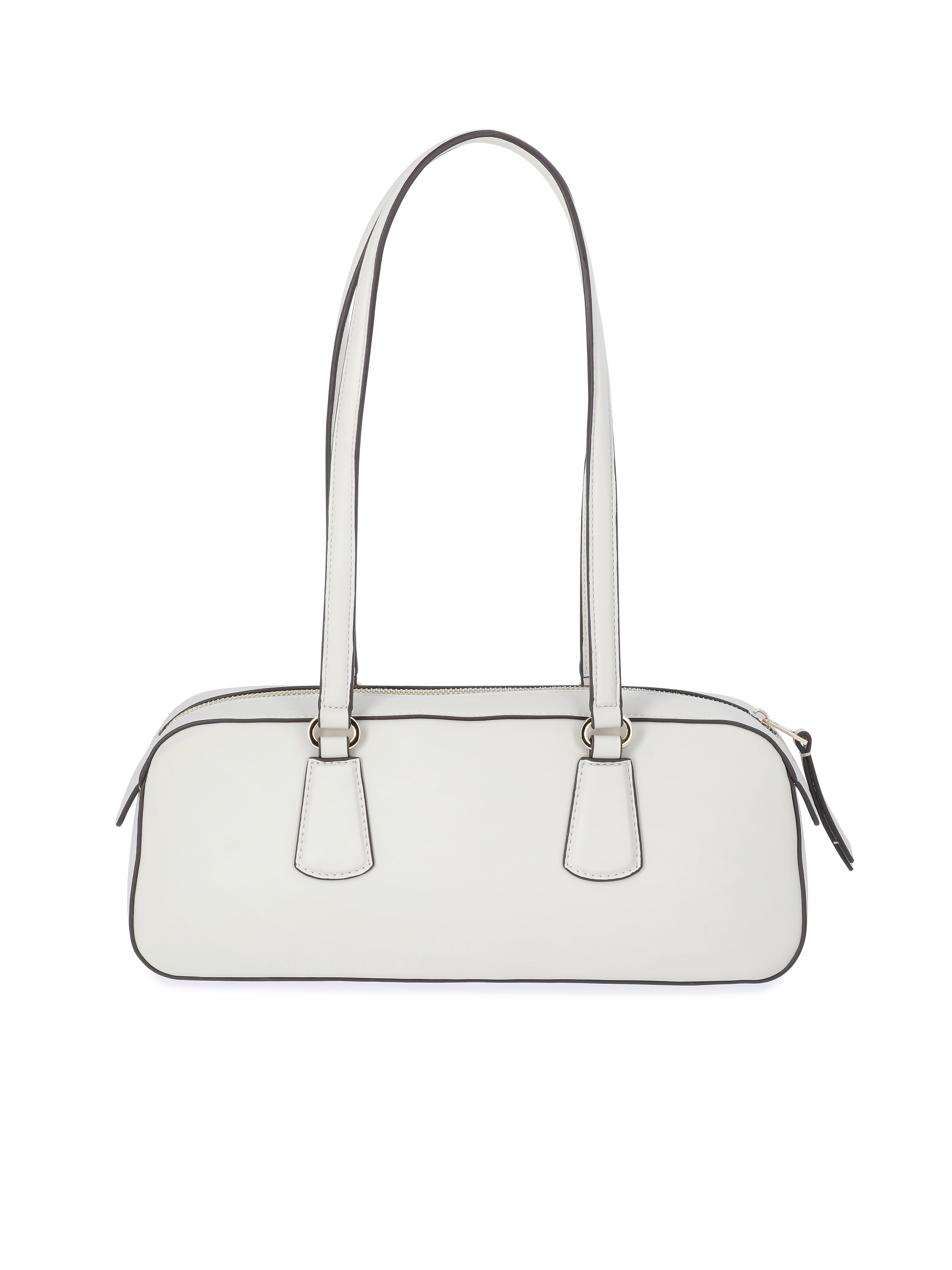 SCOOP WOMEN’S EAST WEST FAUX LEATHER SHOULDER BAG, CRYSTAL