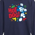 thumbnail image 3 of Disney Jr - Hot Dog Mickey - Toddler & Youth Long Sleeve Graphic T-Shirt, 3 of 5
