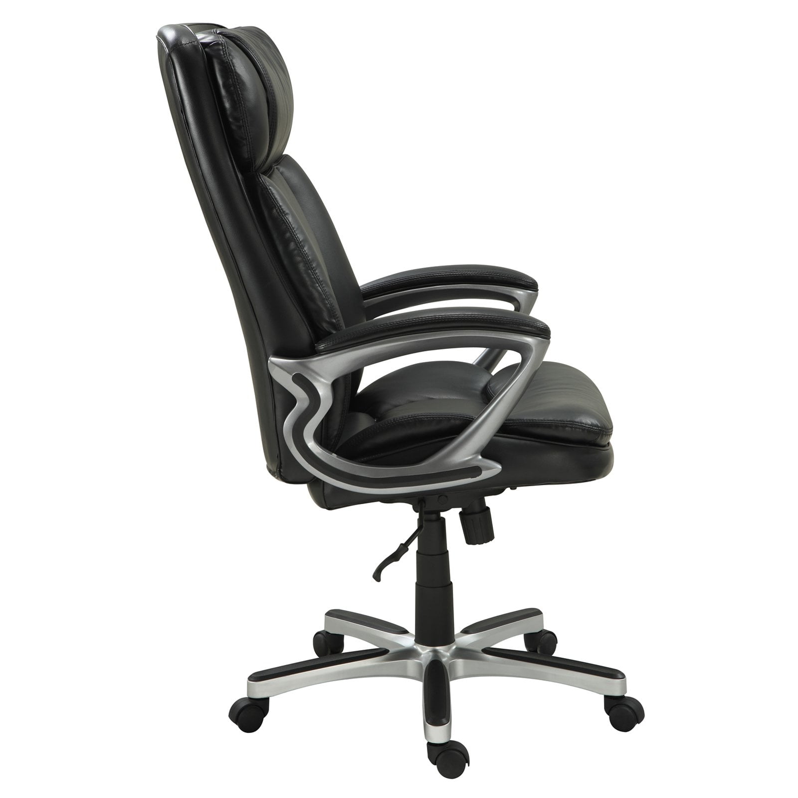 Serta Executive Big Tall Puresoft Office Chair Smooth Black