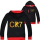 thumbnail image 4 of Ropa de la serie CR7 para niños, camiseta con capucha de otoño y verano, chándal para niñas, conjunto de Sudadera con capucha y pantalones, pijamas para niños, 4 of 4