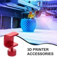 thumbnail image 3 of HONMEET 4Ud Clips Ajustables Para De Impresora 3D En Aleación De Aluminio Rojo, 3 of 8