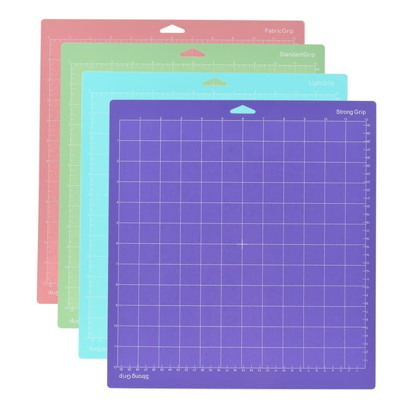 Arealer 4PCS 12*12 Inch Replacement Cutting Mat Adhesive Gridded Cutting Mats Compatible with Silhouette Cameo Cricut Cutting Machine Explore Plotter Machine