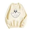 thumbnail image 4 of Neewe Halloween Sweatshirts for Women Hoodies Oversized Crewneck Tops Sweaters Comfy Fall Winter Outfits Clothes 2025 Fashion, 4 of 4