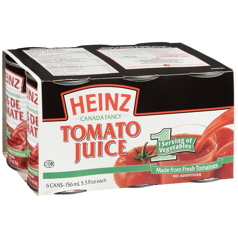 tomo1353 Heinz Tomato Juice Club Pack, 6 Pack - Walmart.com