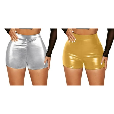 2-Pack Women s Casual Drawstring Comfortable Fashion Leather Tight Leisure Outdoor Shorts Robe Women Lingerie Adult Women Lingerie for Women Long Sleeve Teal Panties plus Size Lingerie