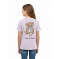 thumbnail image 4 of Wonder Nation Girls Teddy Bear Front Back Graphic Tee with Short Sleeves, Sizes 4-18, 4 of 7