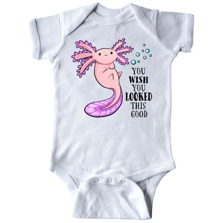 

Inktastic You Wish You Looked This Good- cute axolotl Gift Baby Boy or Baby Girl Bodysuit
