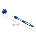 thumbnail image 3 of Hearth & Gear Tongue Coating Brush Tongue Coating Cleaning Brush Scraping Plate For Adults Tongue Scrubber For Better Breath (Blue&Orange) Toothbrush Covers Caps Wisdom Toothbrush - Extra Hard - Color, 3 of 7