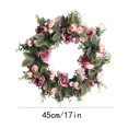 thumbnail image 2 of Great promotion! Outdoor Front Door Wreath Artificial Wreath Farm Welcome Front Door Wreath Bow Wreath Decoration, 2 of 4