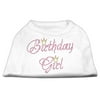 Birthday Girl Rhinestone Shirt White L (14)