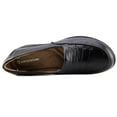 thumbnail image 5 of Naturalizer Womens Joiner Leather Round Toe Loafers, Black, Size 7.0, 5 of 5