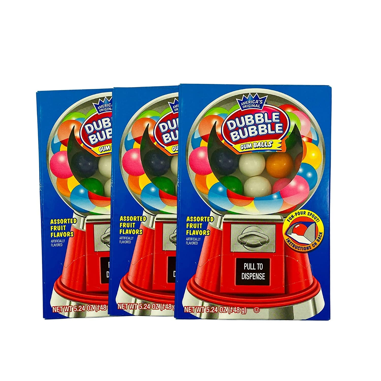 Dubble Bubble Gumball Machine Box 5.24 oz.