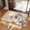 A, variant on Gaecuw Non SKID Linen Bath Mat, Highly Absorbent Floor Carpet, Durable Entrance Rug for Bedroom and Bathroom, B