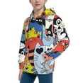 thumbnail image 2 of Kdxio Funny Cats Pattern Boys Athletic Unisex Boys Girls Hoodie with Pocket Sweatshirts-Medium, 2 of 6