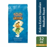 Kauai Whole Bean Coffee, Koloa Estate Medium Roast, 32 oz Package