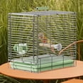 thumbnail image 3 of Portable Foldable Bird Cage for Smaller Birds | Durable Stainless Steel Travel Cage with Accessories, 3 of 3