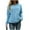 Sky Blue, variant on Viadha Sweatshirts under $10 Womens Plus Size Solid Hoodies Fall Fashion Casual Long Sleeve Hooded Sweatshirts Loose Comfy Trendy Pullover Tops Sweatshirt for Womenwith Pockets