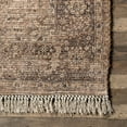 thumbnail image 6 of Rugs USA Lennox Persian Medallion Tassel Area Rug, 7' 6" x 9' 6", Luster Brown, 6 of 9