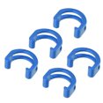 thumbnail image 1 of Bike C Shape Buckle, Aluminum Alloy Precise Bike C Type Buckle 5pcs/set Reusable  For Cycling Blue, 1 of 8