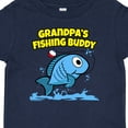 thumbnail image 4 of Inktastic Grandpa's Fishing Buddy (blue) Boys or Girls Baby T-Shirt, 4 of 5