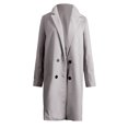 thumbnail image 3 of Aayomet Trench Coats For Women Women's Fashion Shearling Lapel Shaggy Long Sleeve Coat Jacket with Pockets Warm Winter,Gray XXL, 3 of 4