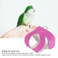thumbnail image 4 of Bird Harness With Rope, Bird Harness Traction Rope 2 Meters Elastic Rope 360 Degrees Alloy Buckle Non Slip Rubber Handle Anti Bite Flying Training Rope, 4 of 8