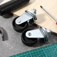 thumbnail image 3 of 2 Ruedas para de Piso de 4 Toneladas, Ruedas de Hierro Fundido para Gatos de Carreras con Vástago de 16 mm, Piezas para Gatos de Piso., 3 of 5