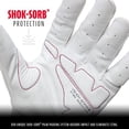 thumbnail image 3 of Guanteletas Beisbol Franklin Shok Sorb Talla L Azul Blanco, 3 of 5